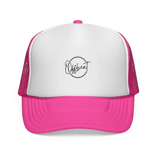 Trucker Cap with Offbeat Design - Unisex Hats for Casual Style, Trendy Accessories, Gift for Outdoors, Streetwear