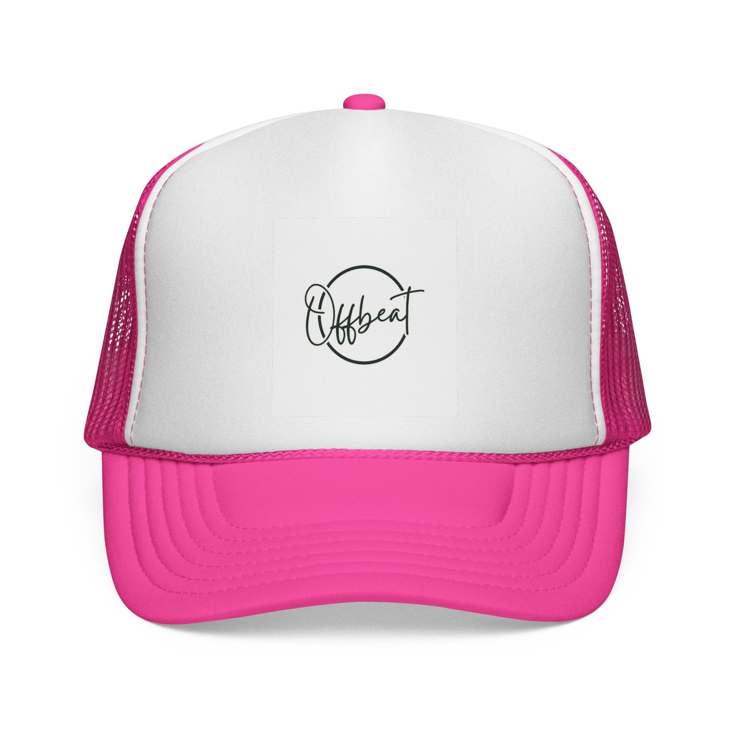 Trucker Cap with Offbeat Design - Unisex Hats for Casual Style, Trendy Accessories, Gift for Outdoors, Streetwear