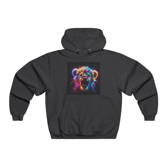 Vibrant Lion Graphic Hoodie, Cozy Sweatshirt for Animal Lovers, Unique Gift for Birthdays, Casual Wear, Fun Street Style