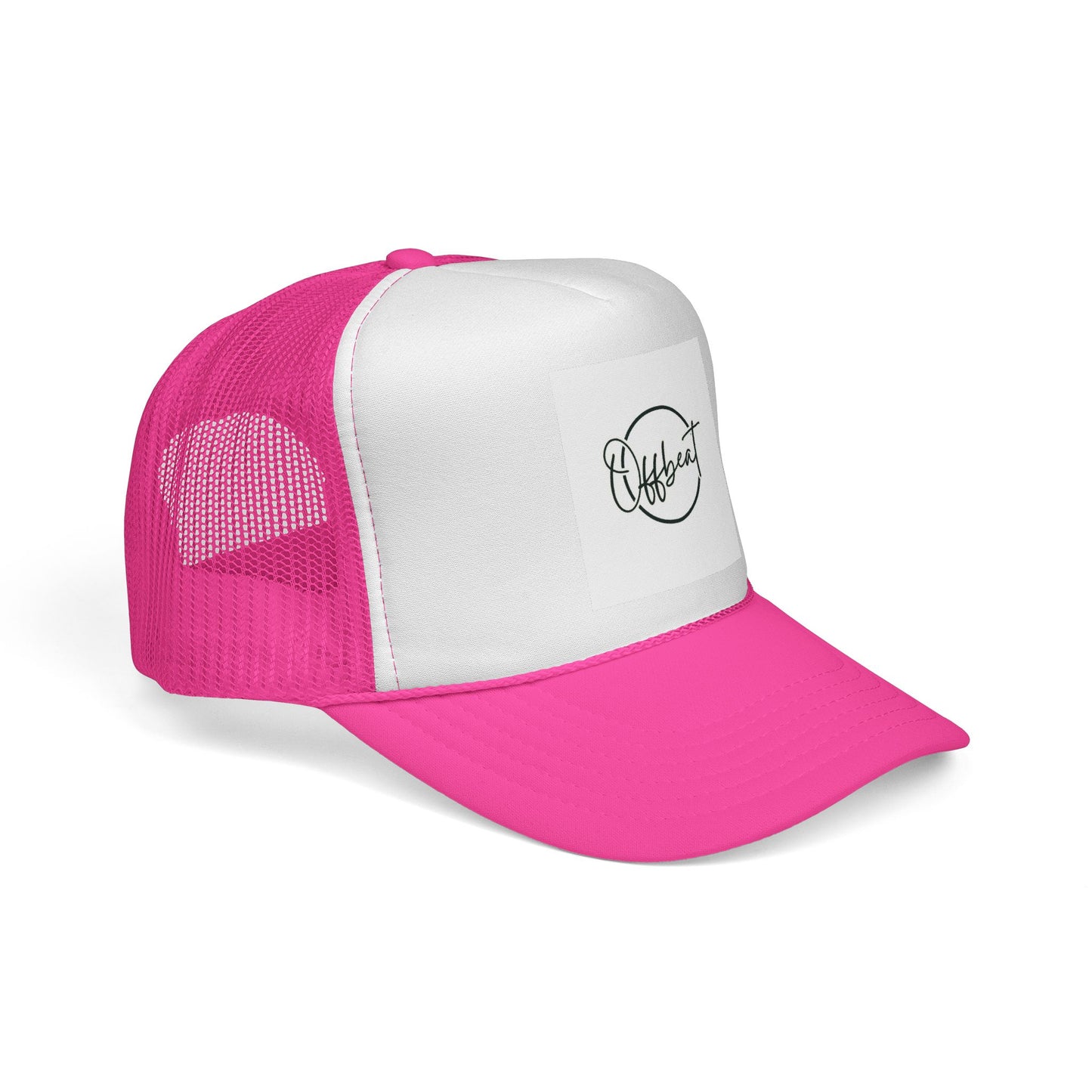 Trucker Cap with Offbeat Design - Unisex Hats for Casual Style, Trendy Accessories, Gift for Outdoors, Streetwear