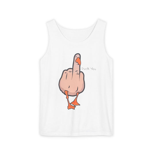 Funny Goose Tank Top, Unisex Summer Top, Casual Graphic Shirt, Gift for Friends, Humor Shirt, Relaxed Fit Tank