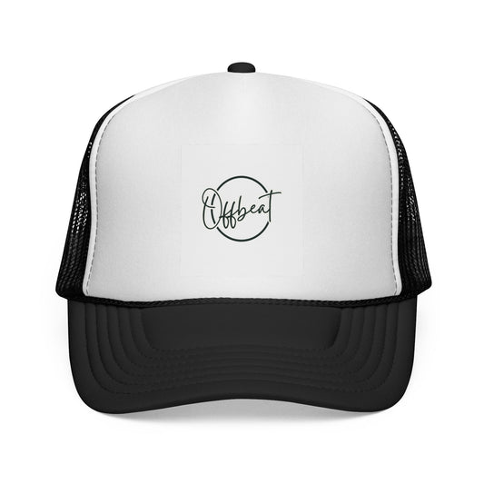Trucker Cap with Offbeat Design - Unisex Hats for Casual Style, Trendy Accessories, Gift for Outdoors, Streetwear