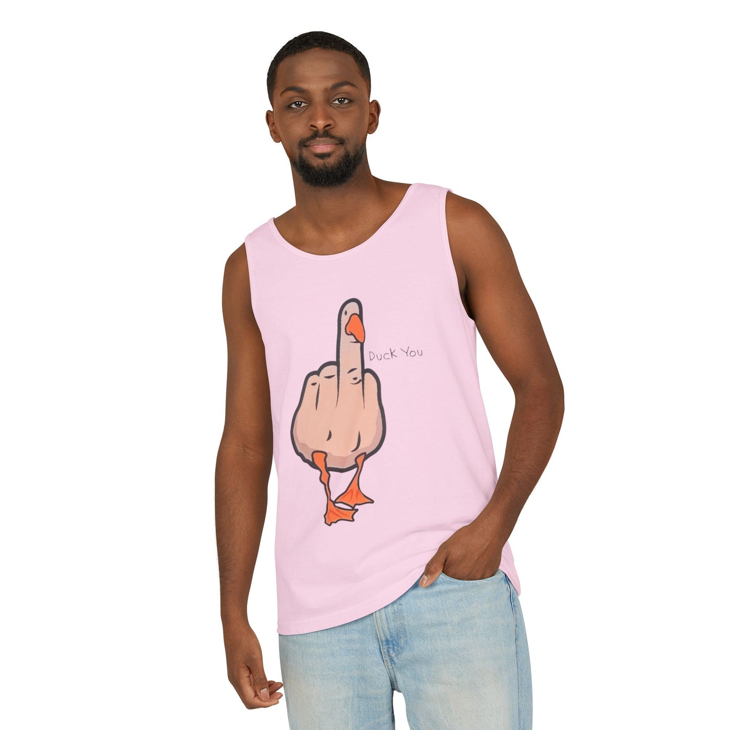 Funny Goose Tank Top, Unisex Summer Top, Casual Graphic Shirt, Gift for Friends, Humor Shirt, Relaxed Fit Tank