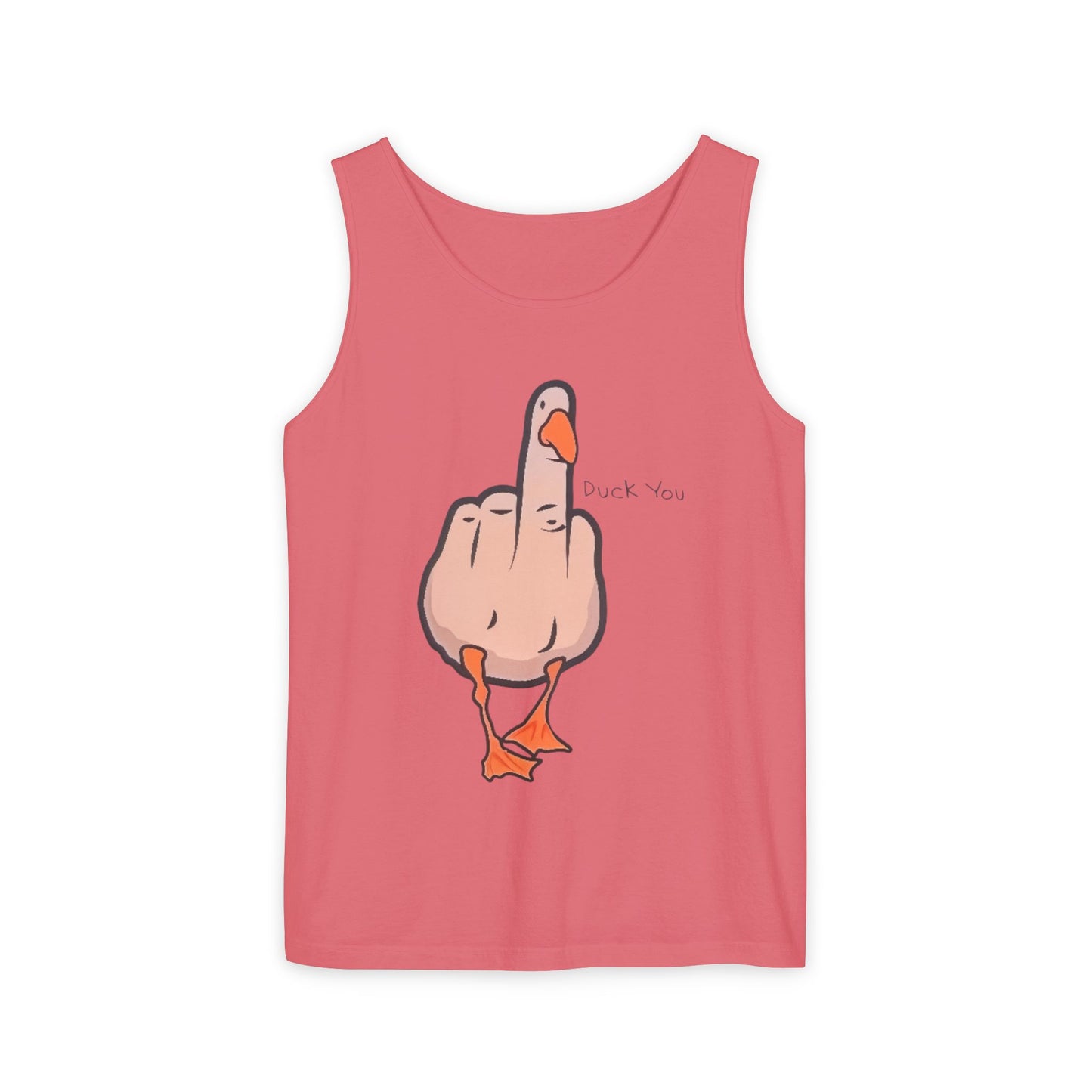 Funny Goose Tank Top, Unisex Summer Top, Casual Graphic Shirt, Gift for Friends, Humor Shirt, Relaxed Fit Tank
